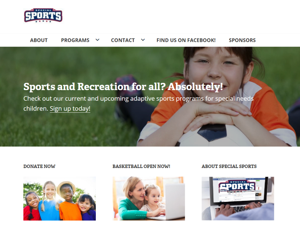 special-sports-website
